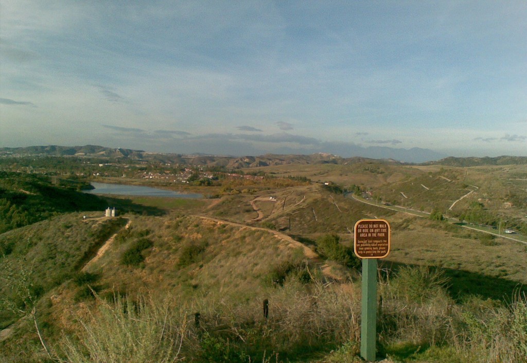 One of the beautiful hiking trails in Orange County